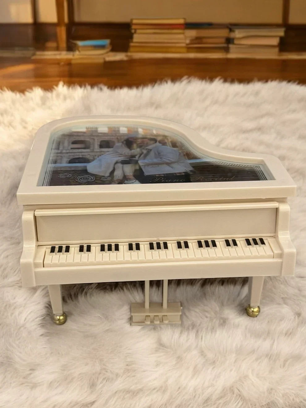 Annelere Özel Balerinli Fotoğraflı Müzik Kutusu