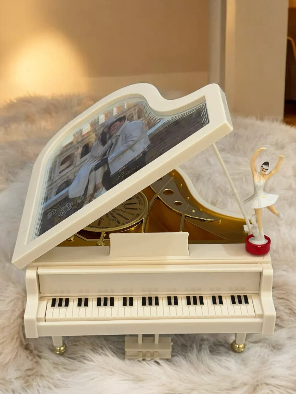 Annelere Özel Balerinli Fotoğraflı Müzik Kutusu