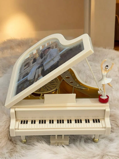 Annelere Özel Balerinli Fotoğraflı Müzik Kutusu