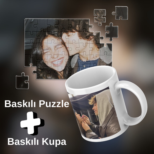 Anneler Günü Kupa + Puzzle Set