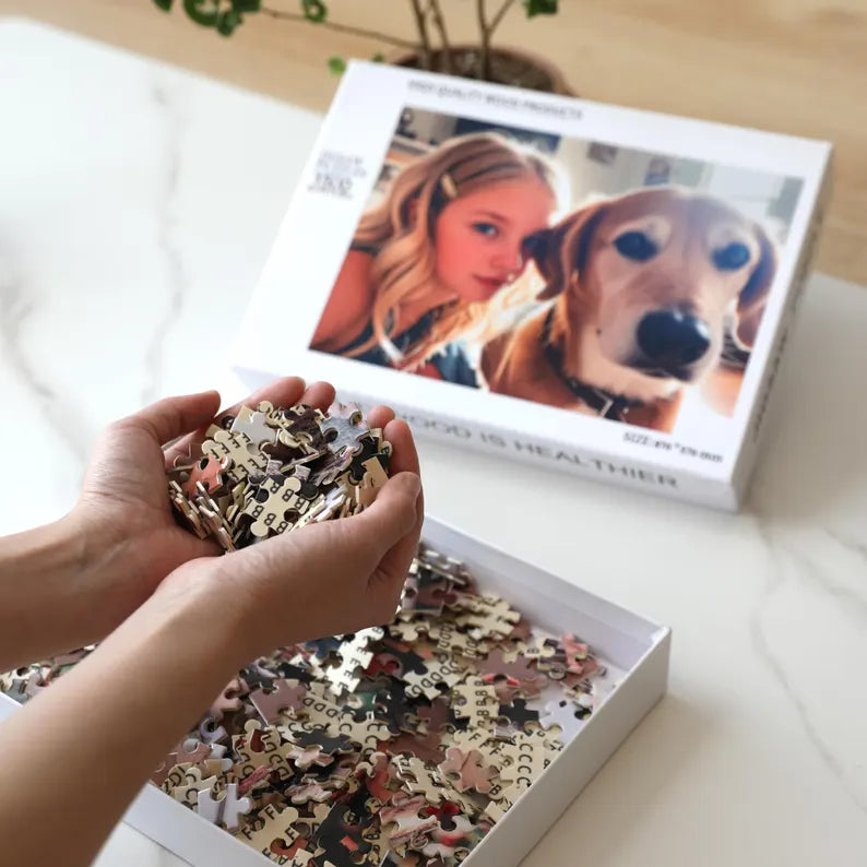 Anneler Günü Fotoğraf Baskılı Puzzle
